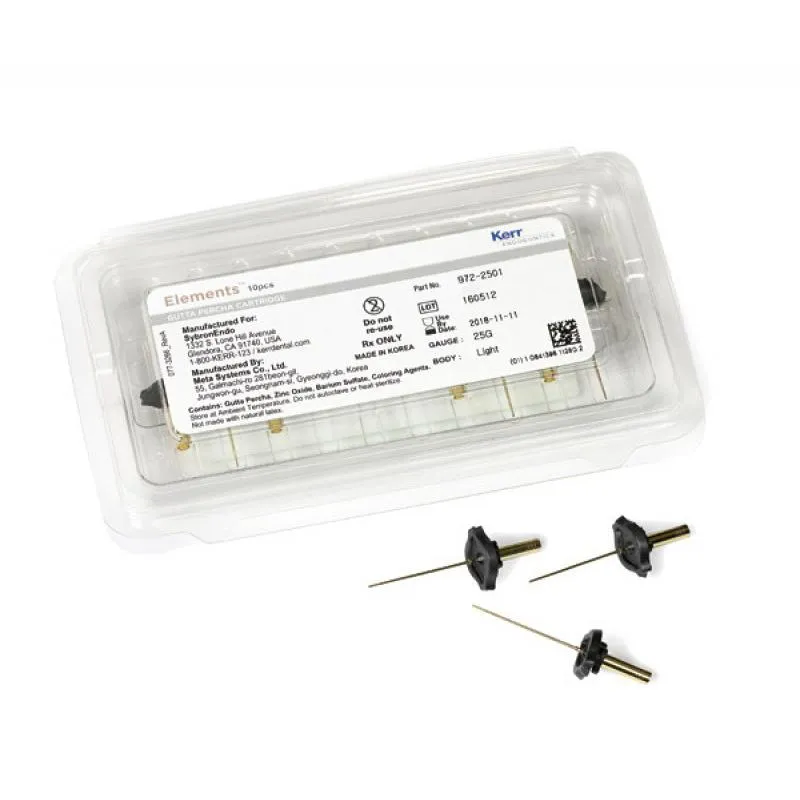 GUTAPERCHA CARTRIDGE ELEMENTS
