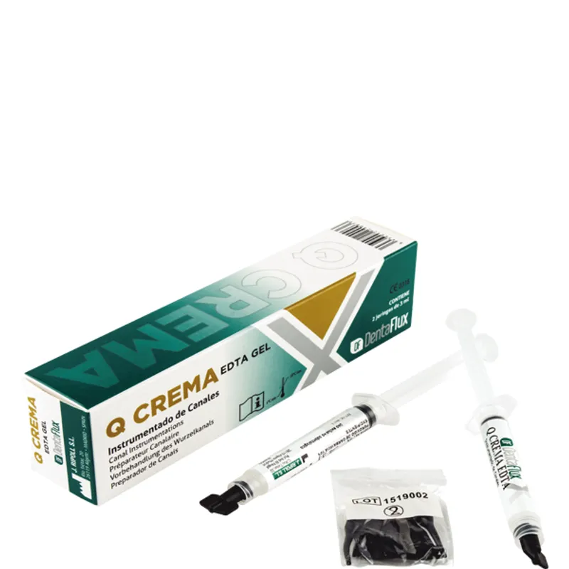 EDTA Q CREMA DENTAFLUX 2 JERINGAS 3ML.