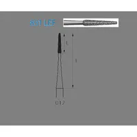 FRESAS DIAMANTE KOMET CA - 831LEF.204.012 5UDS.PERIO AMARILL