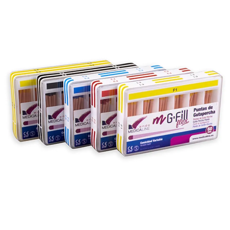 PUNTAS GUTAPERCHA MCONIC FLEX 60UDS