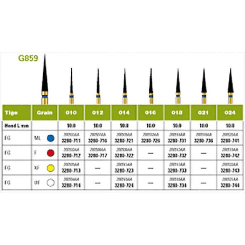 FRESA DIAMANTE DIATECH FG G859 