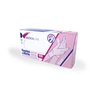 GUANTES DE NITRILO ROSAS 