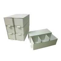 CAJAS PARA MODELOS 3 COMPARTIMENTOS BLANCAS 100 UDS.