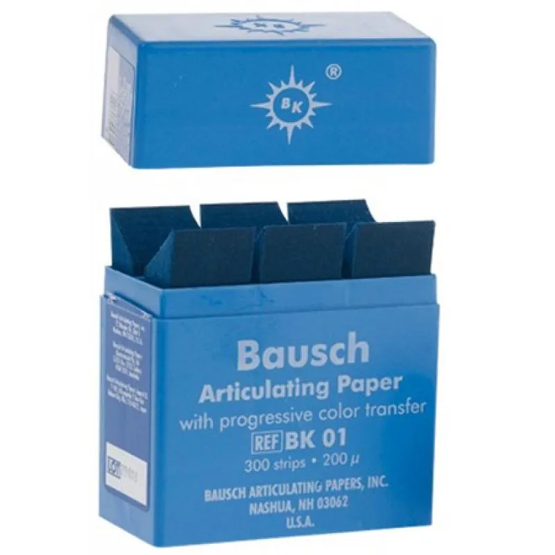 PAPEL ARTICULAR BK 01 200 MICRAS - CASSETE PLÁSTICO 52X18MM - AZUL DOBLE CARA