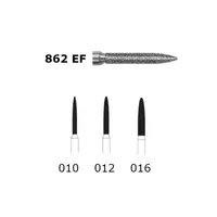 FRESAS DIAMANTE KOMET FG - 862EF.314 GRANO XFINO 5UDS