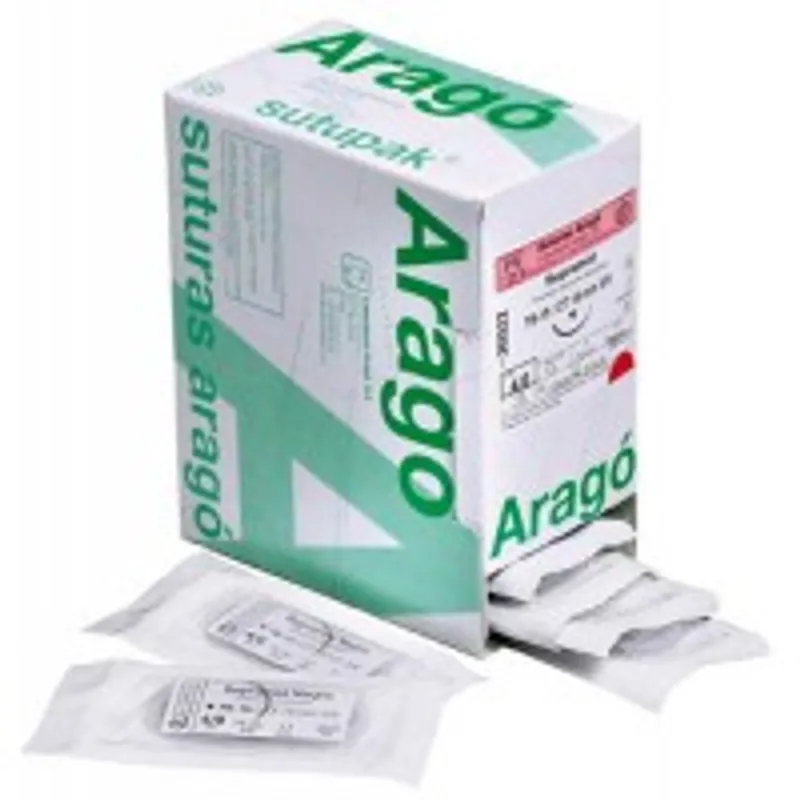 Sutura Supramid Negro- 3/0 TC-14 Aguja 22mm cx36uds.
