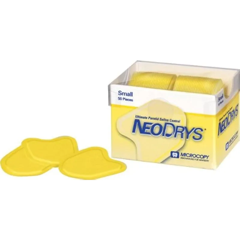 NEODRYS ABSORVE SALIVA PEQUEÑOS 50 UDS AMARILLA