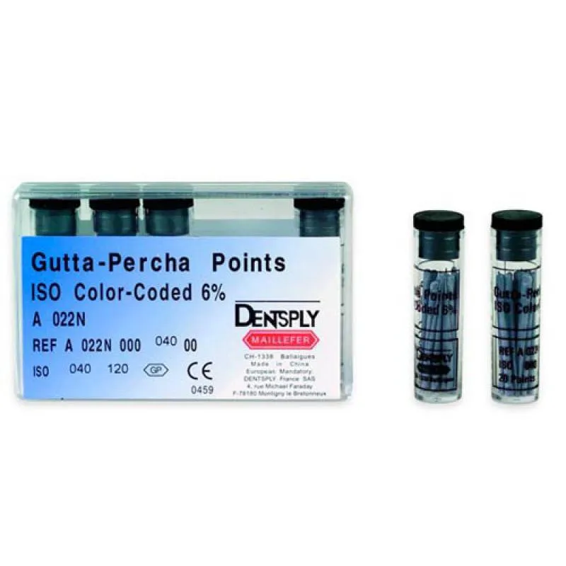 PUNTAS GUTTAPERCHA CONICIDAD 04-06 - CONICIDAD 06 - SURTIDO N. 15-40