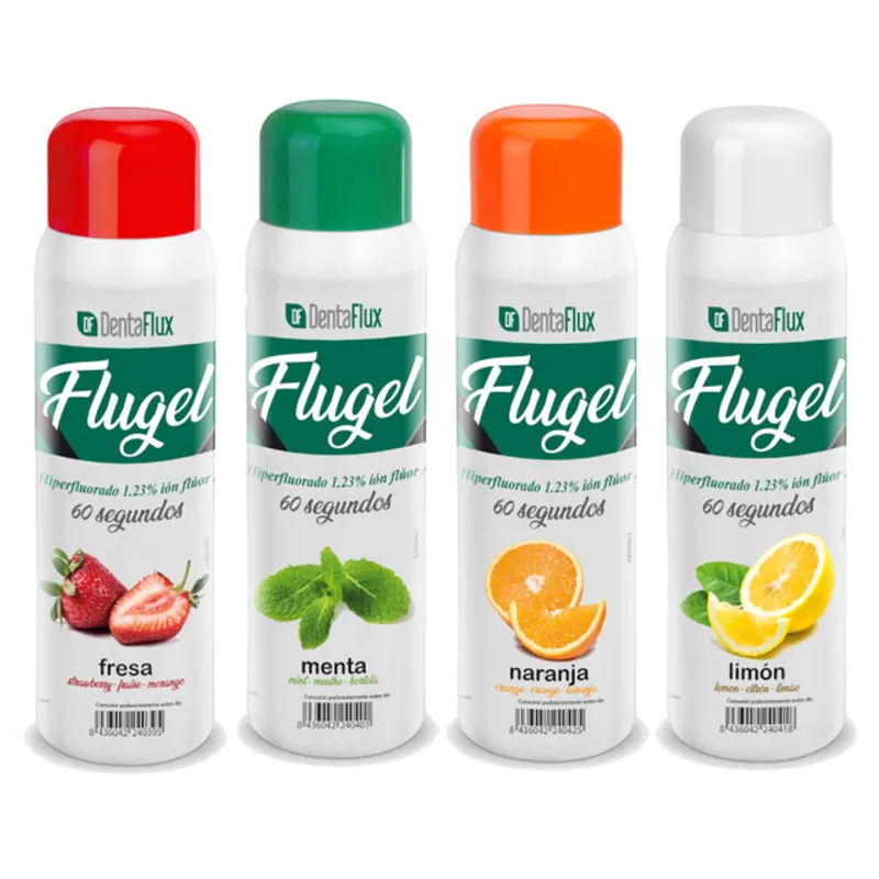 FLUGEL 1.23% IÓN FLÚOR - SABOR NARANJA 1L