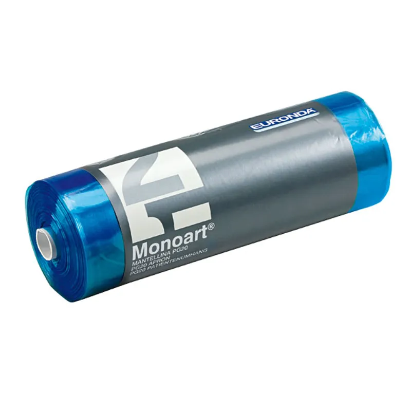 ROLLO BABERO MONOART PLÁSTICO PG20 AZUL 81 x 53CM - 200 UDS