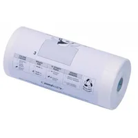 ROLLO BABERO MONOART PAPEL/PLÁSTICO PG30 BLANCO - 80 UDS