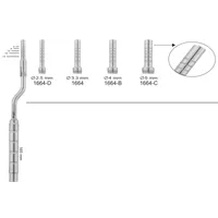 OSTEOTOMO ANGULAR CON PUNTA MILIMETRADA 