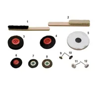 CEPILLOS MESTRA PM PELO NEGRO 22MM MESTRA 12 UDS