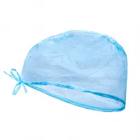 GORRO AZUL CON LAZO POSTERIOR REGUL.AR 100 UDS