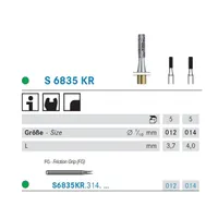 FRESAS DIAMANTE KOMET FG - 6835KR.314