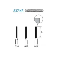FRESAS DIAMANTE KOMET FG - 837KR.314.014 5UDS. GRANO MEDIO