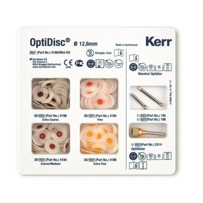 REPOSICIÓN DISCOS OPTIDISC - SURTIDO 12.6MM (120 UDS)