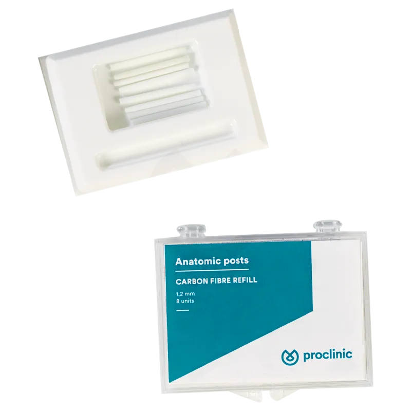 POSTES PROCLINIC FIBRA CARBONO 1.6MM 8UDS.