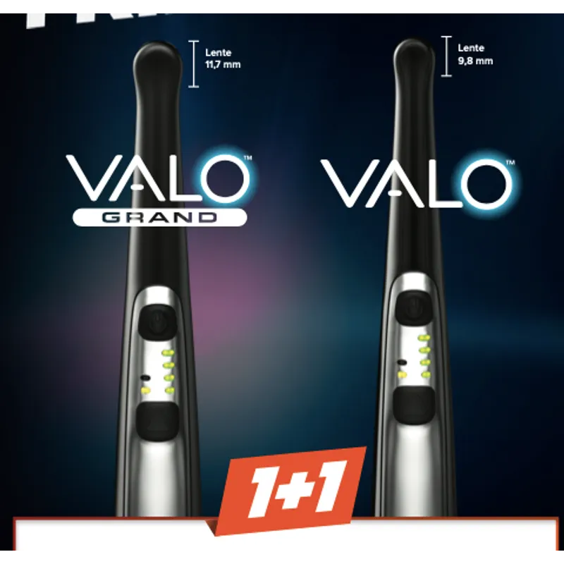 OFERTA 1+1 - Lámpara Valo Cordless Kit negra + Lámpara Valo Grand Cordless Kit negra