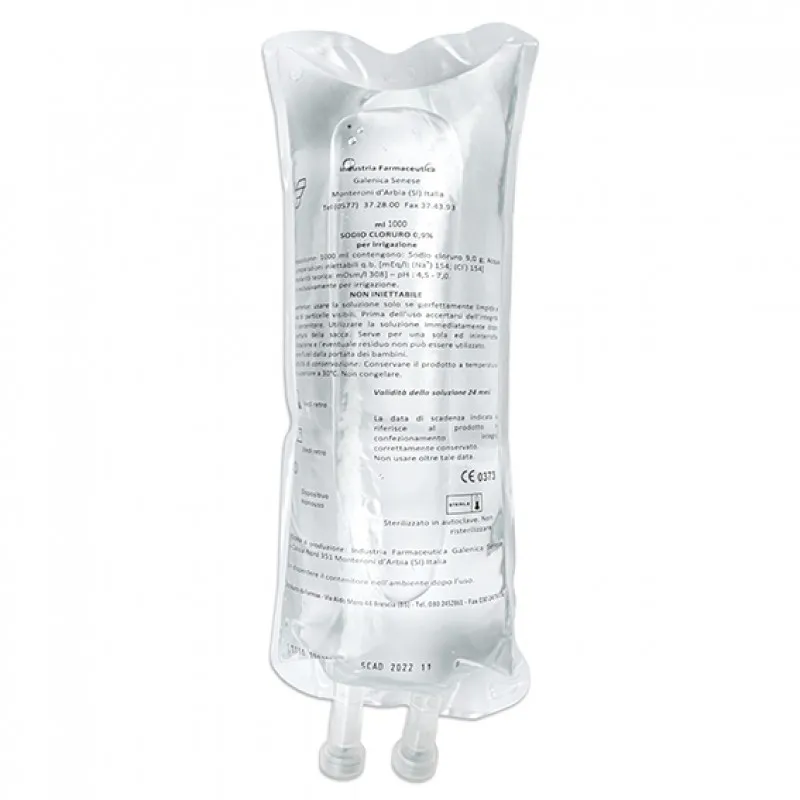 SUERO FISIOLÓGICO 0.9% 1 LITRO - CAJA DE 10