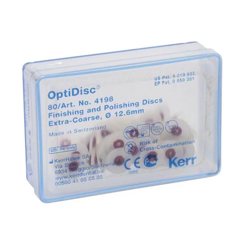 REPOSICIÓN DISCOS OPTIDISC - EXTRA GRUESO 12.6MM (80 UDS)