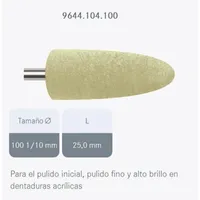 PULIDOR KOMET PM - 9644.104.100 AMARILLO 10UDS.P/ACRILICOS