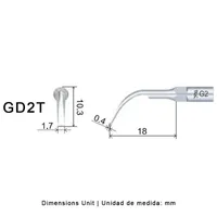 PUNTA ULTRASONIDO G2D2T TIPOO SATELEC