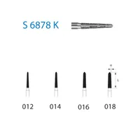 FRESA DIAMANTE TORPEDO CONICA S6878K.314