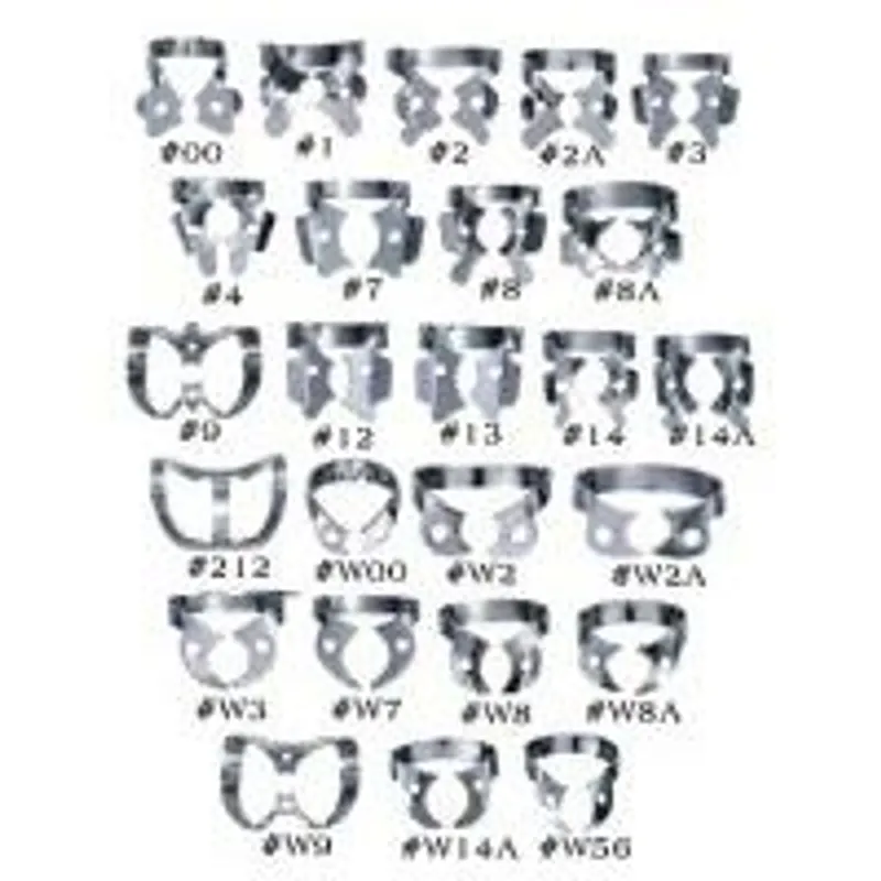 CLAMPS HYGENIC REPOSICIÓN - W2 SIN ALA INCISIVOS SUPERIORES Y PREMOLARES