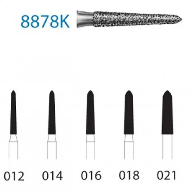 FRESA DIAMANTE TORPEDO CONICA 8878K.314 GRANO FINO