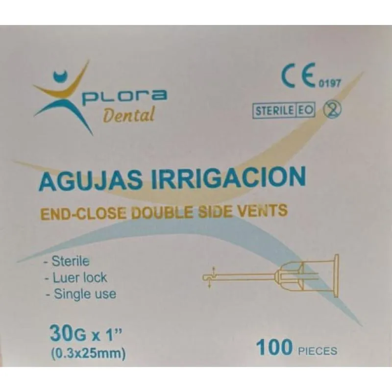 AGUJAS IRRIGACIÓN XPLORA - 30G - 0,3 x 25MM