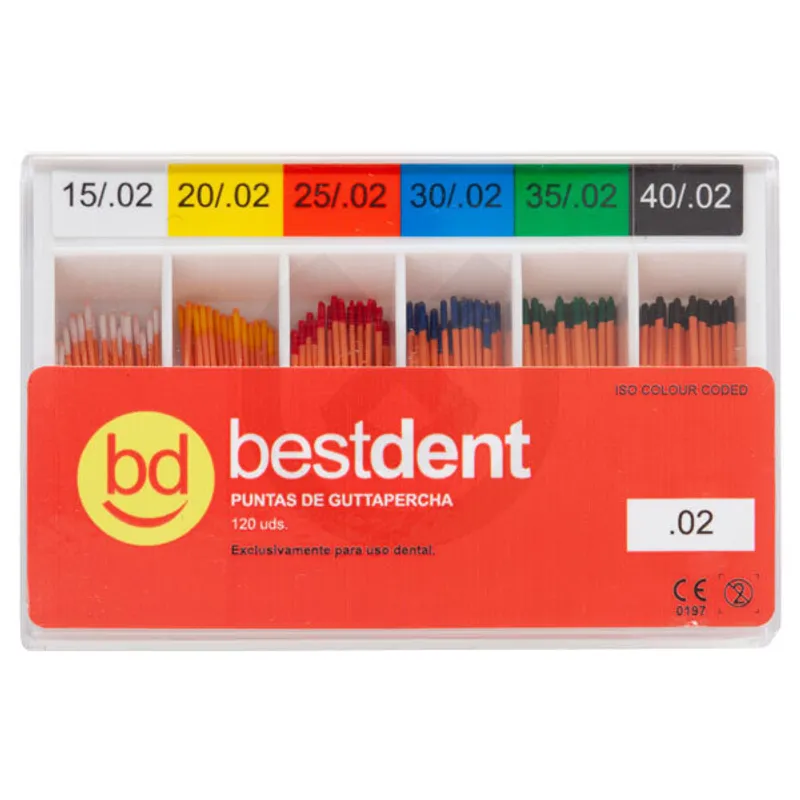 PUNTAS DE GUTTAPERCHA STANDARD BESTDENT