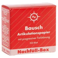 PAPEL ARTICULAR BK 1002 ROJO 200 MICRAS REPOS.300UDS,