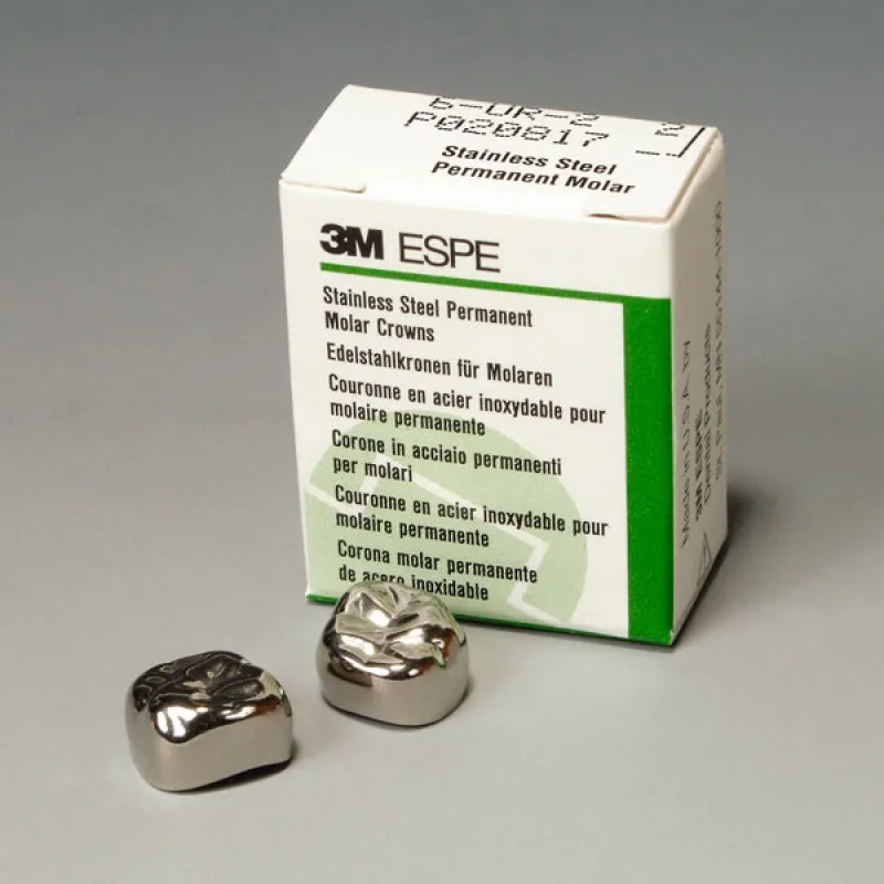 CORONAS ACERO INOXIDABLE NI CHRO PRIMER MOLAR 