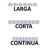 CADENETA ELÁSTICA - Larga / Long Blanca 4.5m
