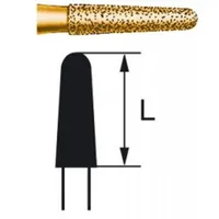 FRESAS DIAMANTE KOMET FG - 2855.314.025 5UDS. SERIE 2000