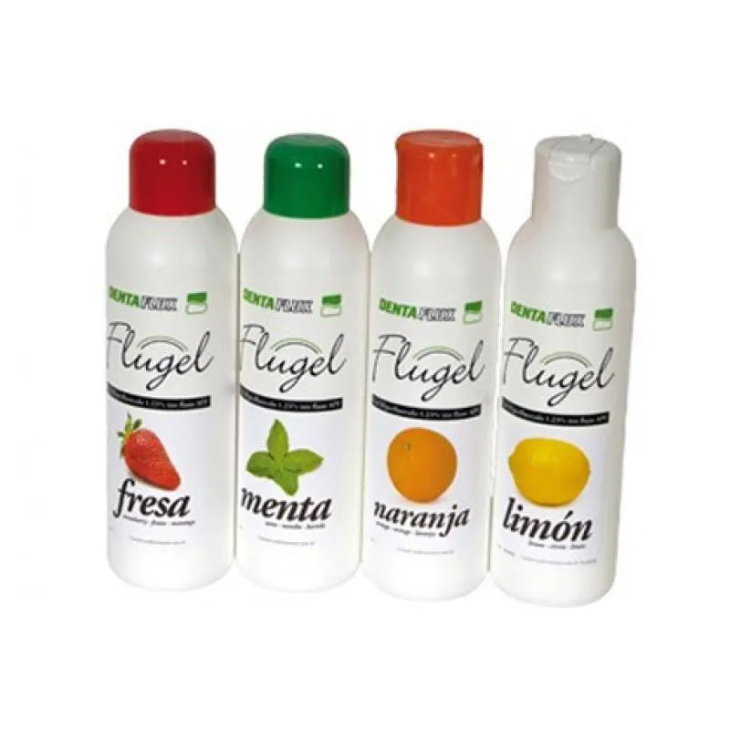 FLUGEL 1.23% IÓN FLÚOR - SABOR FRESA - 1L