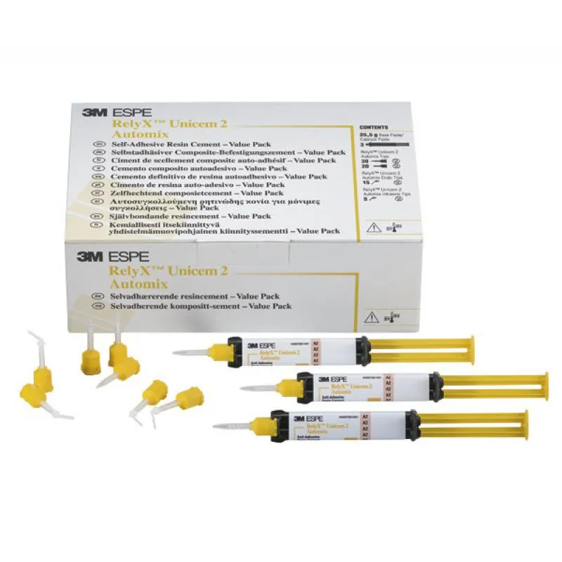 RELYX UNICEM 2 AUTOMIX (PROMO PACK 3X8.5GR) - TRANSLÚCIDO 