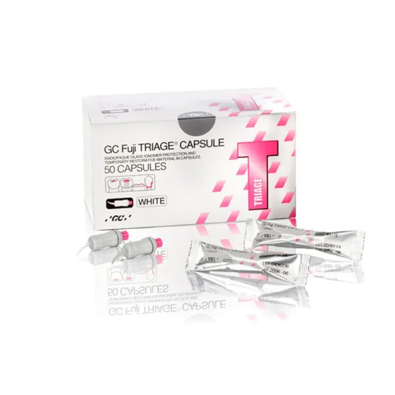 IONÓMERO DE VIDRIO FUJI TRIAGE - BLANCO - 50 CÁPSULAS