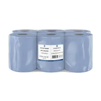 PAPEL SECAMANOS AZUL 6 BOBINAS DOBLE CAPA 19.9X135MT