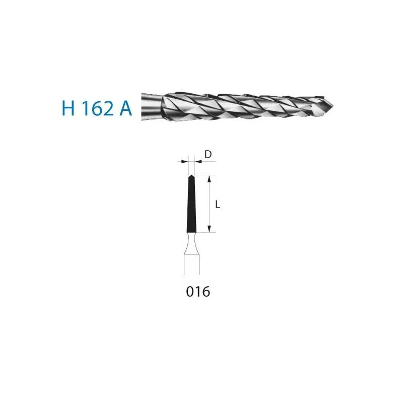 FRESAS CARBIDE KOMET PM - H162A.104.016 CX1UDS. CIRUGIA