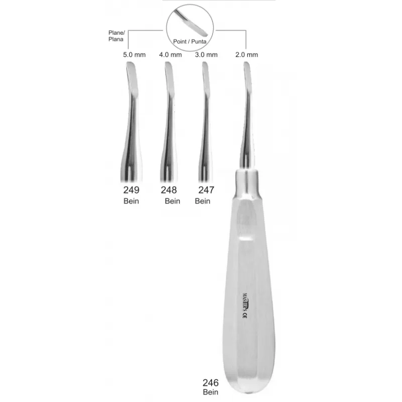BOTADOR BEIN RECTO PUNTA PLANA REDONDEADA 3 MM