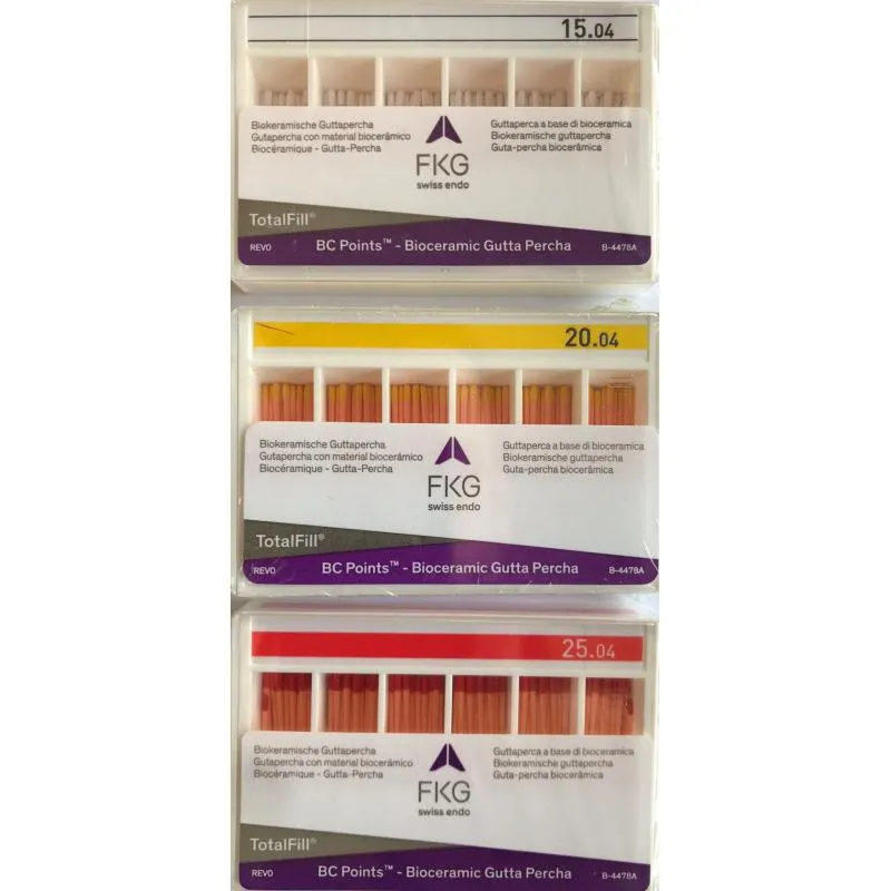 PUNTAS GUTTAPERCHA TOTALFILL BC 06 Nº25 - 06
