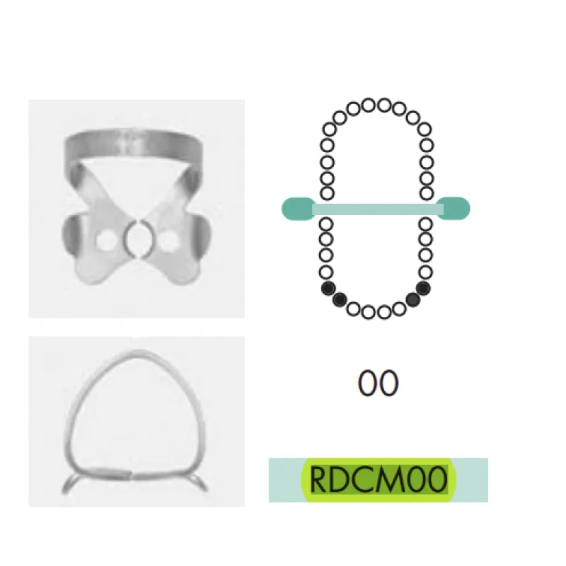 CLAMPS SATIN STEEL Nº 00