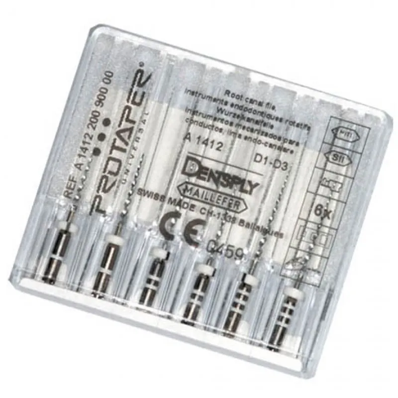 LIMAS PROTAPER RETRATAMIENTO SURTIDO (2 X D1, 2 X D2, 2 X D3)