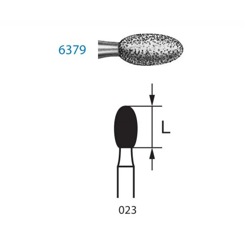 FRESAS DIAMANTE KOMET FG - 6379.314.023 5UDS.GRANO GRUESO