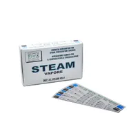Caja de 250 unidades de tiras de indicador químico ec steam de marca xplora