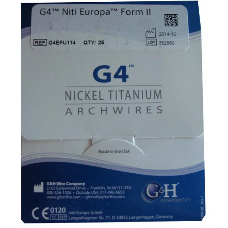 ARCOS NITI G4 TM EUROPA FORM II