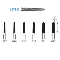 FRESA DIAMANTE TORPEDO CONICA 678K.314 FRESA DIAMANTE TORPEDO CONICA 678K.314