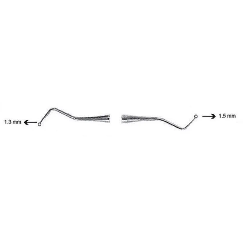 INSTRUMENTO MASTER BRUÑIDOR BOLA 1,3MM / 1,5MM - 707